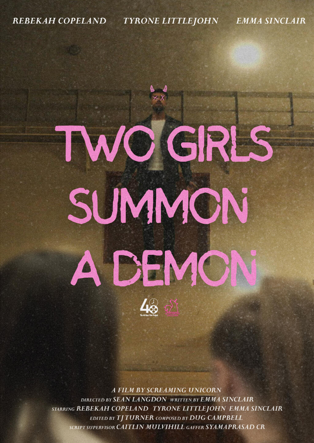 Filmposter for Two Girls Summon A Demon
